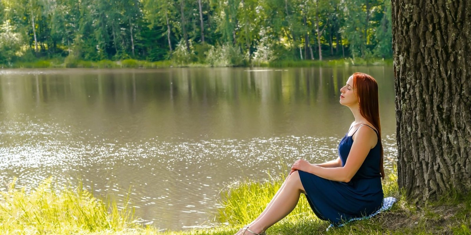 2345393117 woman nature tree lake jpg