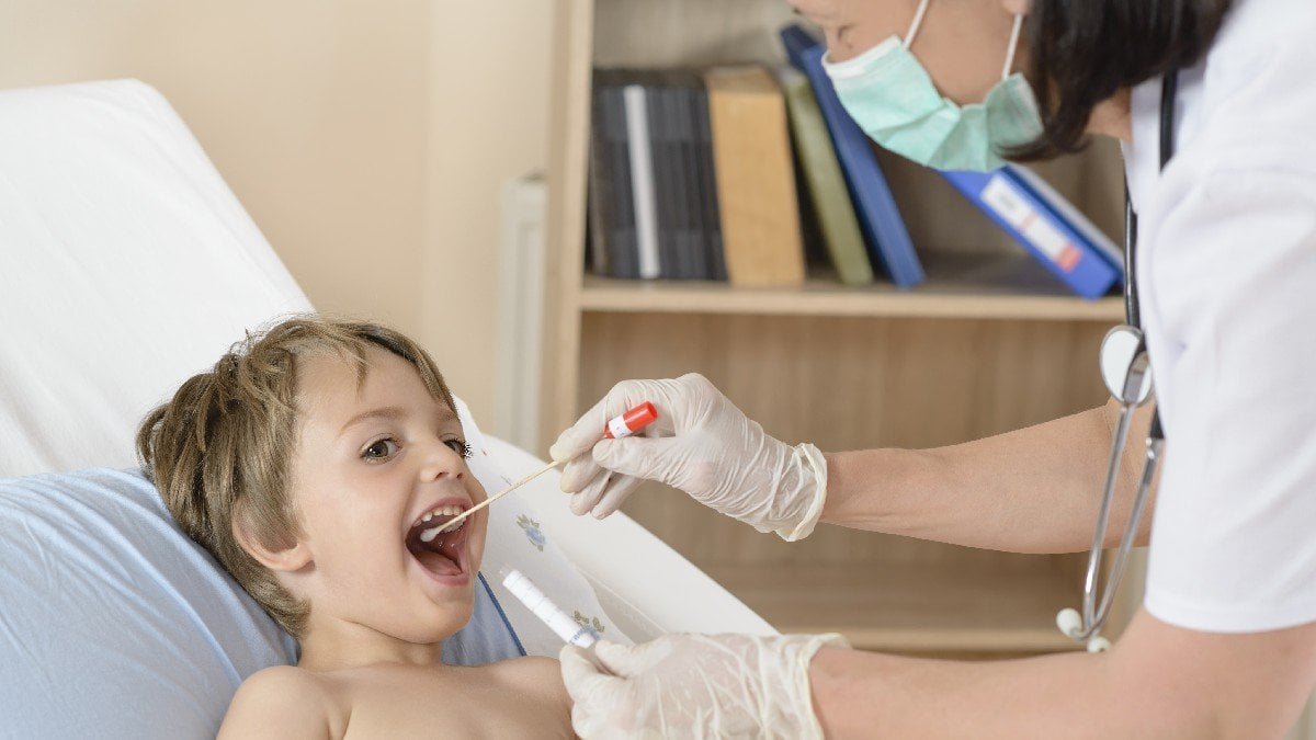 strep test child jpg