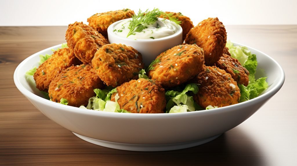 tragana falafel me saltsa tachini 1024x574 jpg