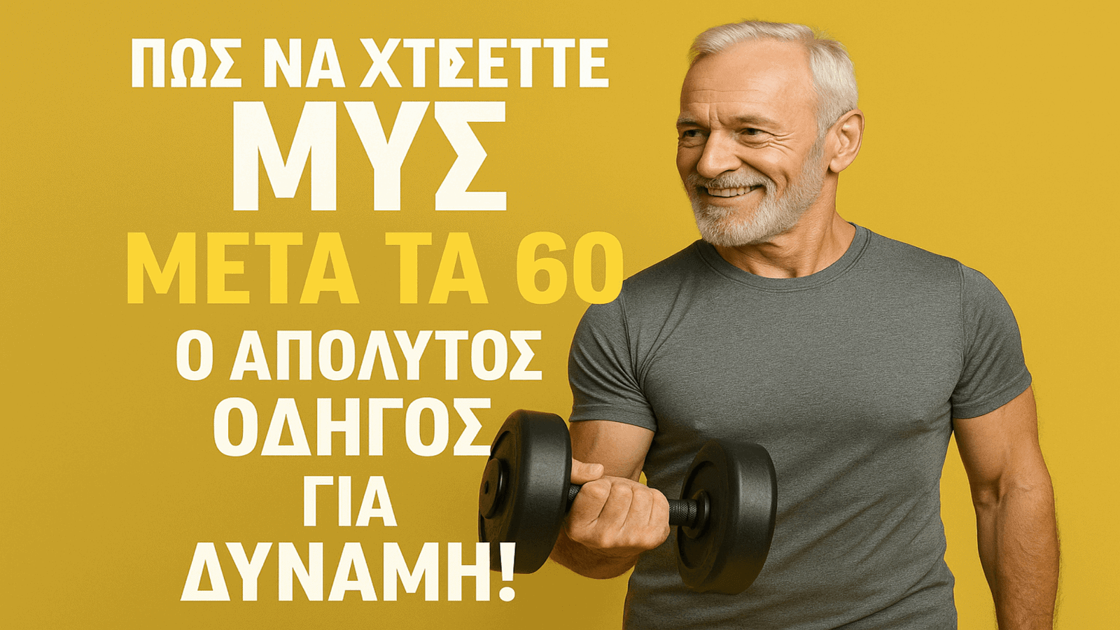 Πώς να Χτίσετε Μυς Μετά τα 60